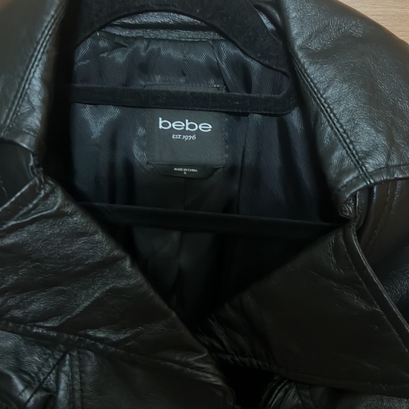 Bebe Leather Biker Jacket - Picture 3 of 4